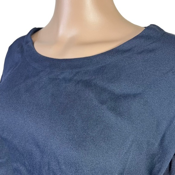 Frame Denim Women Blouse tie in back Blue Navy Size s - Picture 2 of 8